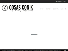 Tablet Screenshot of cosasconk.com